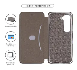 Чехол-книжка для Infinix Hot 60i 4G, G-Case, черный, кожаный чехол-книга из экокожи (PU) и TPU, с магнитом, с подставкой и вместительным кардхолдером, противоударный, защита всего корпуса, ArmorStandart (ARM87245) - мініатюра 3