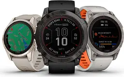 Смарт-годинник Garmin Fenix 7X Pro Sapphire Solar Edition Titanium with Fog Gray/Ember Orange Band (010-02778-14) [86521] - мініатюра 6