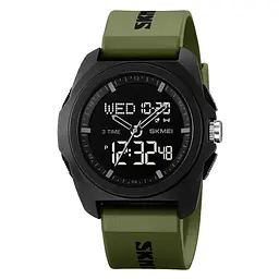 Чоловічий наручний годинник 2199AG Army Green Skmei acs0030157