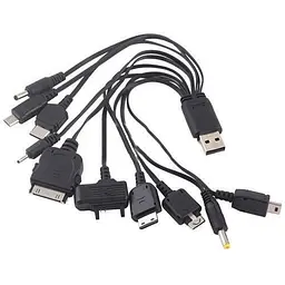Універсальний 4You USB кабель 4You з перехідниками 10 в 1 - мініатюра 3