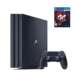 Консоль Sony PlayStation 4 PRO 1TB CUH 72 Black обслугована + Геймпад бездротовий DualShock 4 + Gran Turismo Sport + гарантія б/в