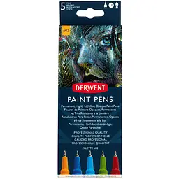Набір кольорових ручок Derwent Paint Pen Palette №2 5 шт.  