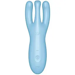Кліторальний смарт вібратор Satisfyer Threesome 4 Blue