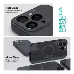 Чохол ArmorStandart Replica MagSafe для Apple iPhone 12 Pro Max Black - мініатюра 3