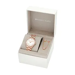 Жіночий подарунковий набір MICHAEL KORS MK4850SET 'Lauryn' (годинник + кольє + сережки)