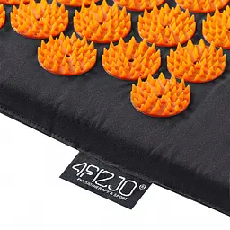 Килимок акупунктурний 4FIZJO Аплікатор Кузнєцова з валиком 128 x 48 см Black/Orange 4FJ0049 (P-5907222931776) - мініатюра 3