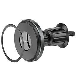 Автотримач з БЗП Borofone BH202 Seaside magnetic Metal gray - мініатюра 5