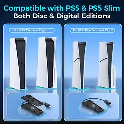 Підставка для консолі IINE L986 RGB для PS5/PS5 Slim [163608] - мініатюра 4