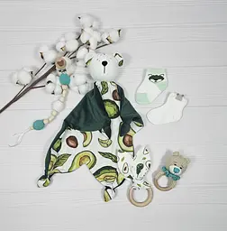 Букет з пелюшок для немовлят A.L.Babybox Авокало №2 11 од. Зелений (BU 24366153) - мініатюра 8