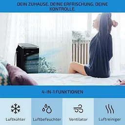 Мобільний кондиціонер-вентилятор OneConcept Coolster 4-в-1 (10032346) - мініатюра 3