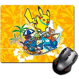 Ігрова поверхня Nextprint Пікачу Аніме Pikachu Pokemon 220 х 180 мм (5576)