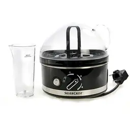 Яйцеварка SilverCrest SED 400 A1 електрична на 6 яєць чорна