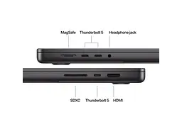 Ноутбук Apple MacBook Pro 16 2026 M5 Pro/18CPU/20GPU/64GB/1TB Space Black (Z1MZ00025, Z1MZ0016U, Z1MZ001WY) - мініатюра 11