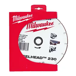 Диск алмазний Speedcross STEELHEAD 230 MILWAUKEE, діаметр 230мм, (метал, неіржавка сталь)