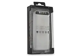 Зовнішній акумулятор Power Bank S-LİNK IP-G21 2хUSB Ліхтарик 20000mAh White (3_02403) - мініатюра 4