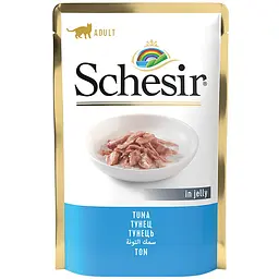 Вологий корм для котів Schesir Tuna Тунець у желе