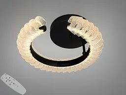 Сучасний LED світильник Diasha 2509/400BK з пультом і димером - мініатюра 2