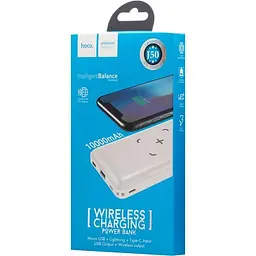 Додаткова батарея Hoco J50 Surf (10000mAh) White - мініатюра 3