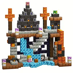 Магнітний конструктор Minecraft 108 шт по грі Майнкрафт Підземелля замку Mk001014
