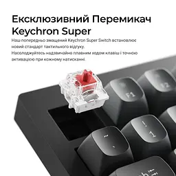 Клавіатура Keychron V1 8K Keychron Super Red Switch Black RGB (V1W-D1-UA) - мініатюра 10