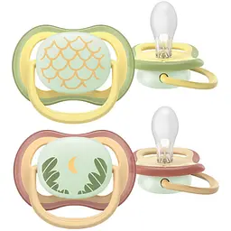 Пустушка Philips Avent Ultra Air нічна 0-6 міс. 2 шт. (SCF376/27)