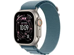 Смарт-годинник Apple Watch Ultra 3 GPS + Cellular 49mm Natural Tit. Case w. Light Blue Alpine Loop - Small (MEWK4)