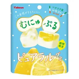 Жувальні цукерки Kabaya Pureral Gummy зі смаком лимона сицилійського 58г - мініатюра 4