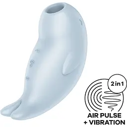 Вакуумний стимулятор із вібрацією Satisfyer Seal You Soon - мініатюра 3
