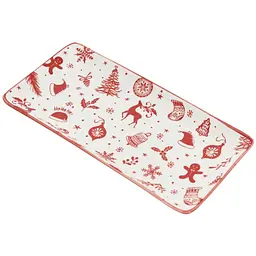 Блюдо Limited Edition NY XMAS MOOD порцелянове прямокутне 25.5х13 см (TRSC-GY5025-P25)