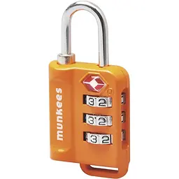 Брелок-замок Munkees 3610 TSA Combi Lock Помаранчевий