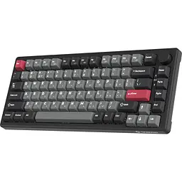 Клавіатура GamePro Asgard Yord Keychron Super Red Switch Wireless/Bluetooth/USB Black бездротова (MK266BK) - мініатюра 3
