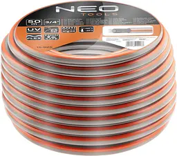 Шланг садовий Optima, 3/4", 50м, 4 шари, до 25бар, -20…+60°C Neo Tools sad0001908