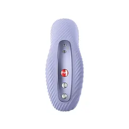 Накладний вібратор Fun Factory LAYA III soft violet, ефект постукування пальцем - мініатюра 3