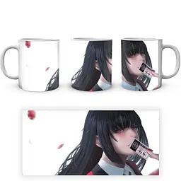 Кухоль GeekLand Шалений азарт Kakegurui Юмеко Джабамі KI.02.20 330 мл білий - мініатюра 4