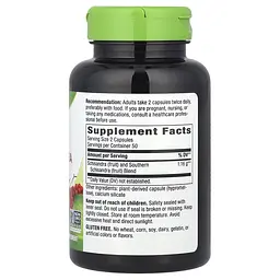 Шизандра Nature's Way Schisandra Fruit, 100 вегакапсул для підтримки роботи печінки та імунної системи - мініатюра 2