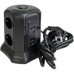 Мережевий фільтр живлення Patron SP-1663-USBT (EXT-PN-SP-1663-USBT)