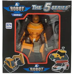 Трансформер транспорт Bambi Tobot пластик помаранчевий-2 W339-11