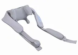 Масажер ударний для шиї та плечей No Brand Neck massager з ІЧ-підігрівом електричний на акумуляторі Сірий (2104618544) - мініатюра 2