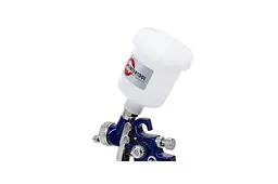 Пневматичний фарбопульт HVLP Intertool верхній бак 125 мл x 0.8 мм PT-0101 - мініатюра 8