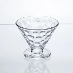 Набір креманок на ніжці Yiwu Dessert Bowl 6 штук по 180 мл для десертів морозива креманки у формі бутона для желе фруктів ягід HP-17-53 - мініатюра 2