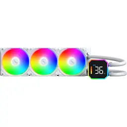 Система водяного охолодження MONTECH HyperFlow Digital 360 White [151308] - мініатюра 2