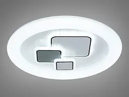Світильник стельовий LED Diasha 8993-330, 50W, 2750 лм, 33 см, білий акрил, метал, сучасний стиль для дому - мініатюра 2