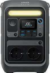 Зарядна станція ANKER SOLIX C300X 288Wh - 2 розетки AC 300W - мініатюра 2