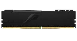Пам'ять 8Gb x 2 (16Gb Kit) DDR4, 3200 MHz, Kingston Fury Beast, Black, 16-18-18, 1.35V, з радіатором (KF432C16BBK2/16) - мініатюра 3