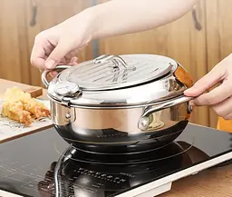 Фритюрниця Fryer Pot з термометром на 2.2 л  - мініатюра 5