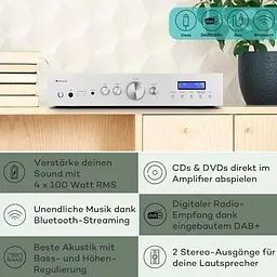 Стереопідсилювач Auna AMP-CD608 DAB HiFi (10035299) - мініатюра 2
