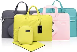 Сумка для ноутбука WiWU Campus Slim Case for MacBook 13` Pink Sand [88402] - мініатюра 3