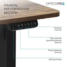Геймерський стіл OfficePro ODE1260DW (ODE1260DW) - мініатюра 5