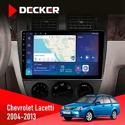 Штатна магнітола Chevrolet Lacetti 2004-2013 Black Decker D10-007 4x64, DSP, 360, 4G Decker (НФ-00005503)