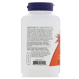 Комплекс B-50 Now Foods 250 вегетаріанських капсул - мініатюра 3